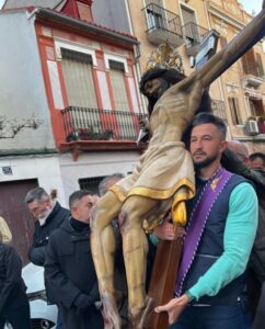 Traslado del Cristo del Salvador y la Dolorosa a la Iglesia de los Ángeles